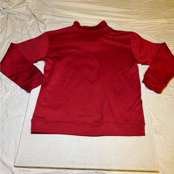 Gildan Men's Red Zip-Up Sweater - Picture 5 of 5